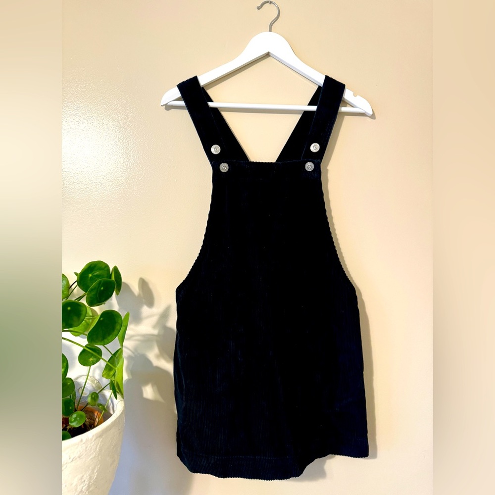 Black corduroy overall from urban outfitters